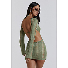 Khaki Umbra Mini Dress