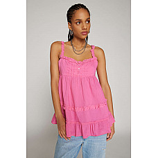 Kimchi Blue Alexis Tiered Babydoll Tunic Top