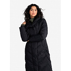 City Chic Synth Winter Down Jacket - Black