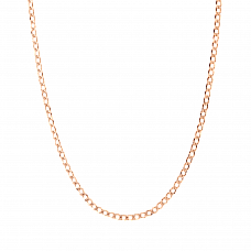 Large Gold Curb Chain Necklace