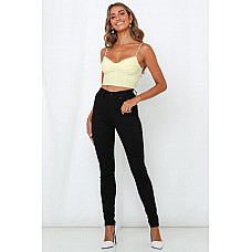 Lee High Licks Skinny Jeans Black Gold 