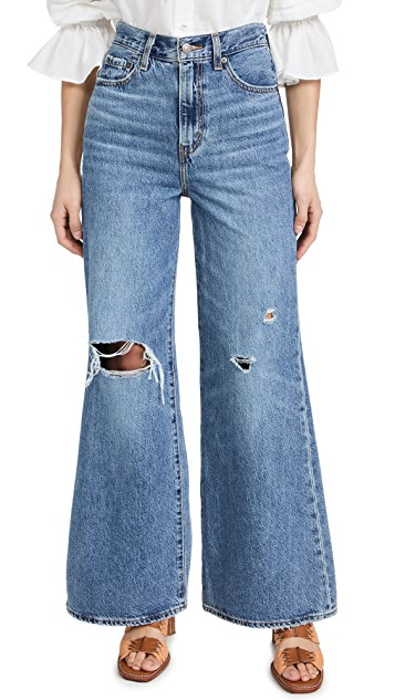 Levi's High Loose Flare Jeans  