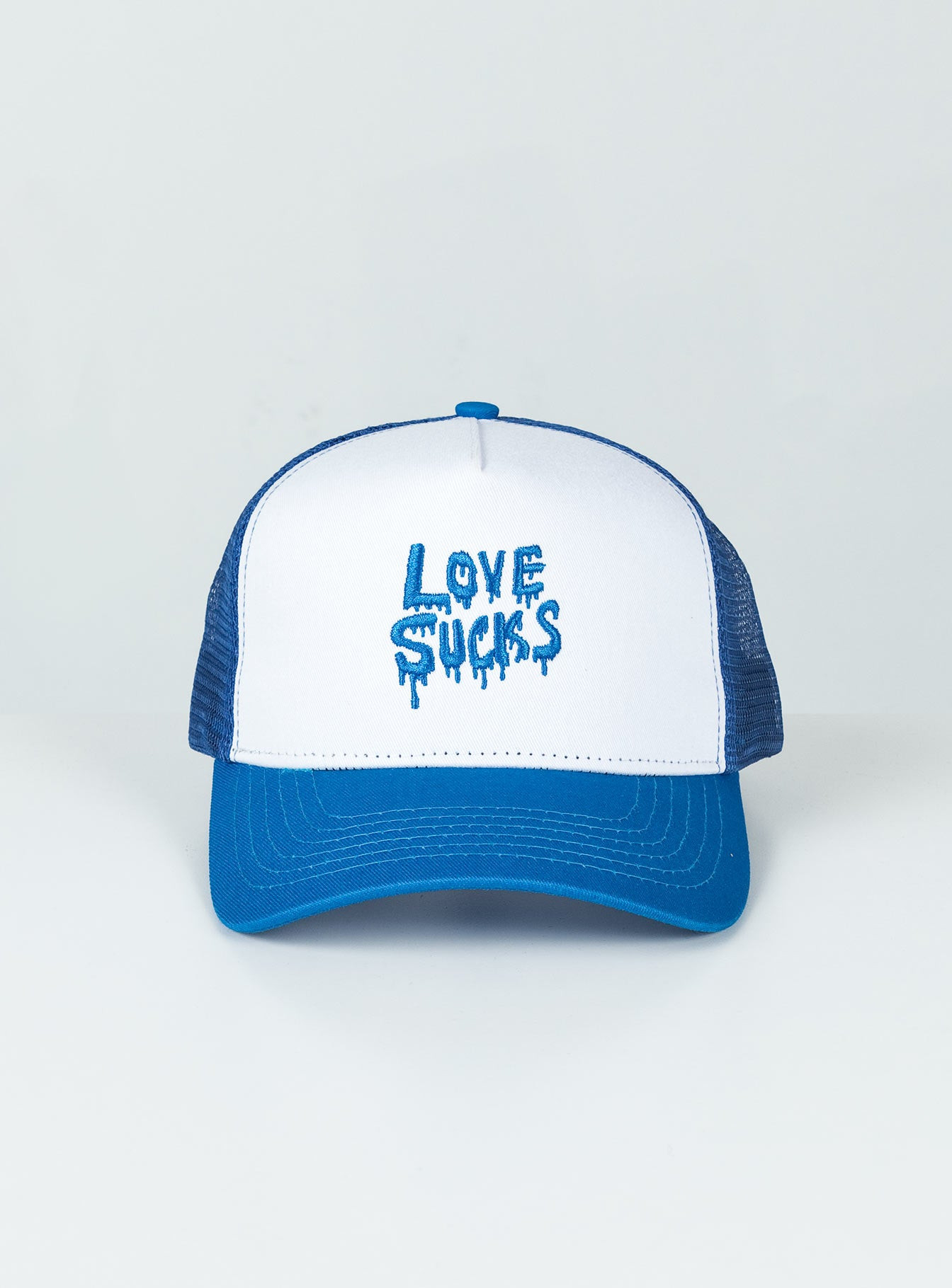 Love Sucks Cap Blue 