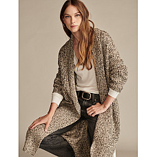 Marled Sweater Coatigan