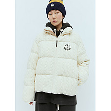 MONCLER X PALM ANGELS Dendrite Wool Down Jacket