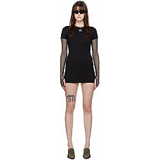 Marine Serre Black Minidress