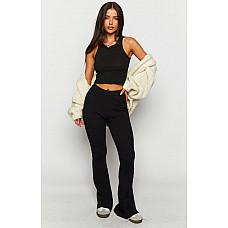 Midnight City Black Knit Pants