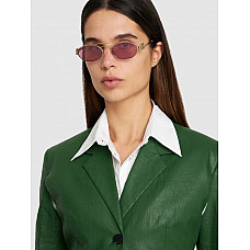 Miu Miu Round Metal Sunglasses