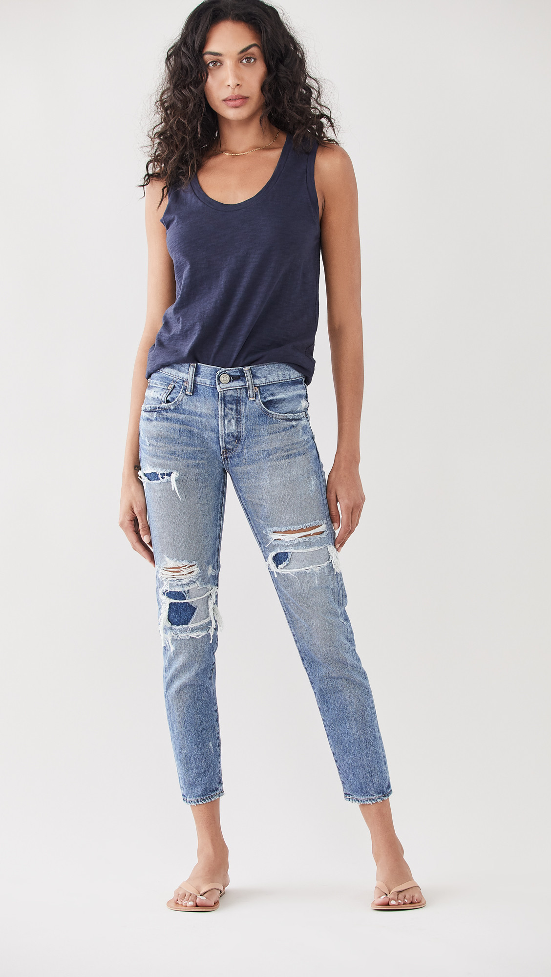 Moussy Vintage MV Louisville Tapered Jeans 