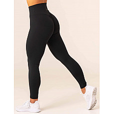 NKD High Waisted Scrunch Leggings - Black