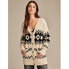 Novelty Pattern Cardi