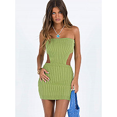 Olia Mini Dress Green 