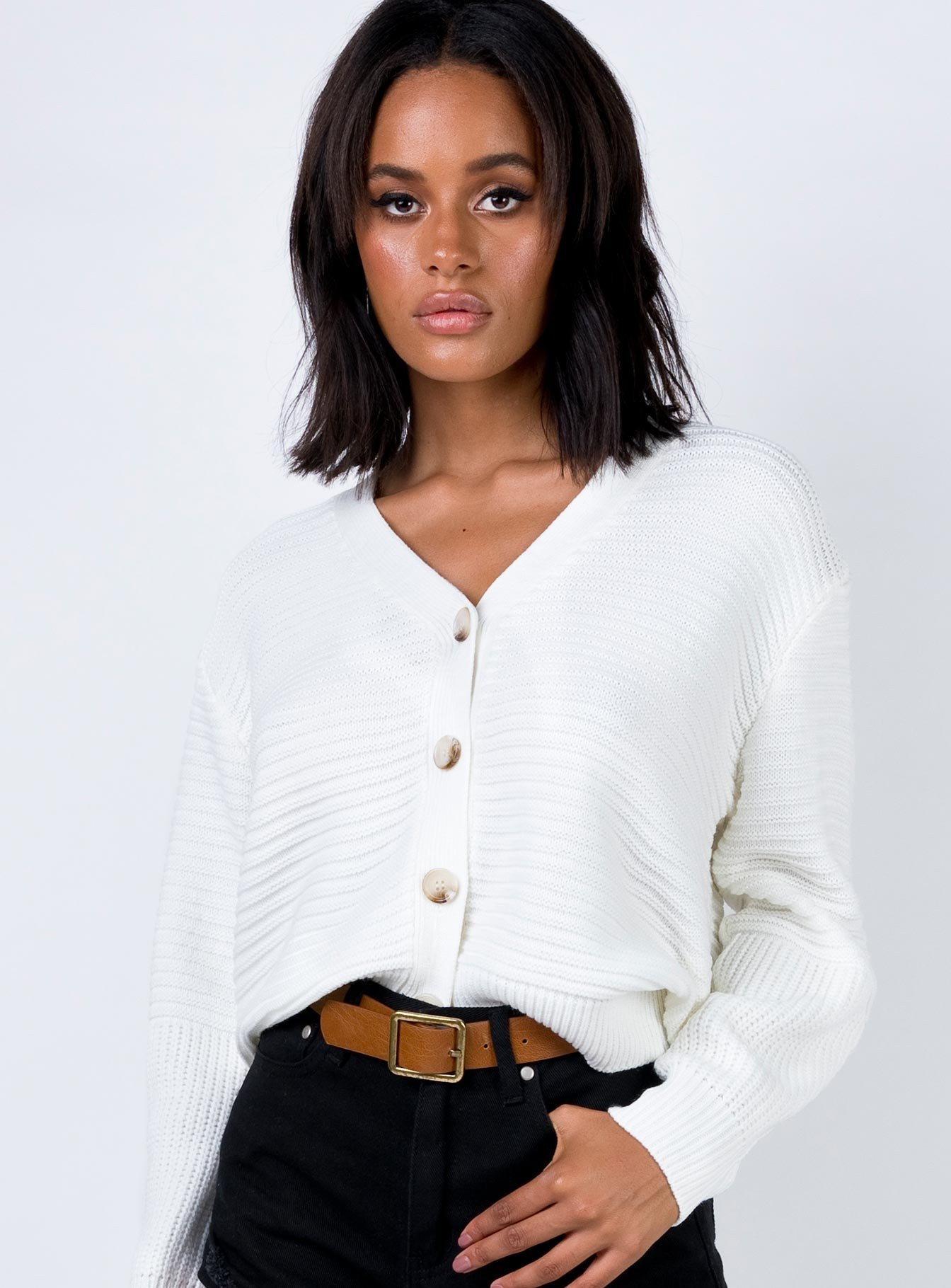 Oroville Cardigan White 