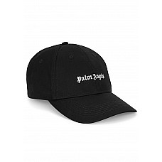 Palm Angels Classic black logo twill cap