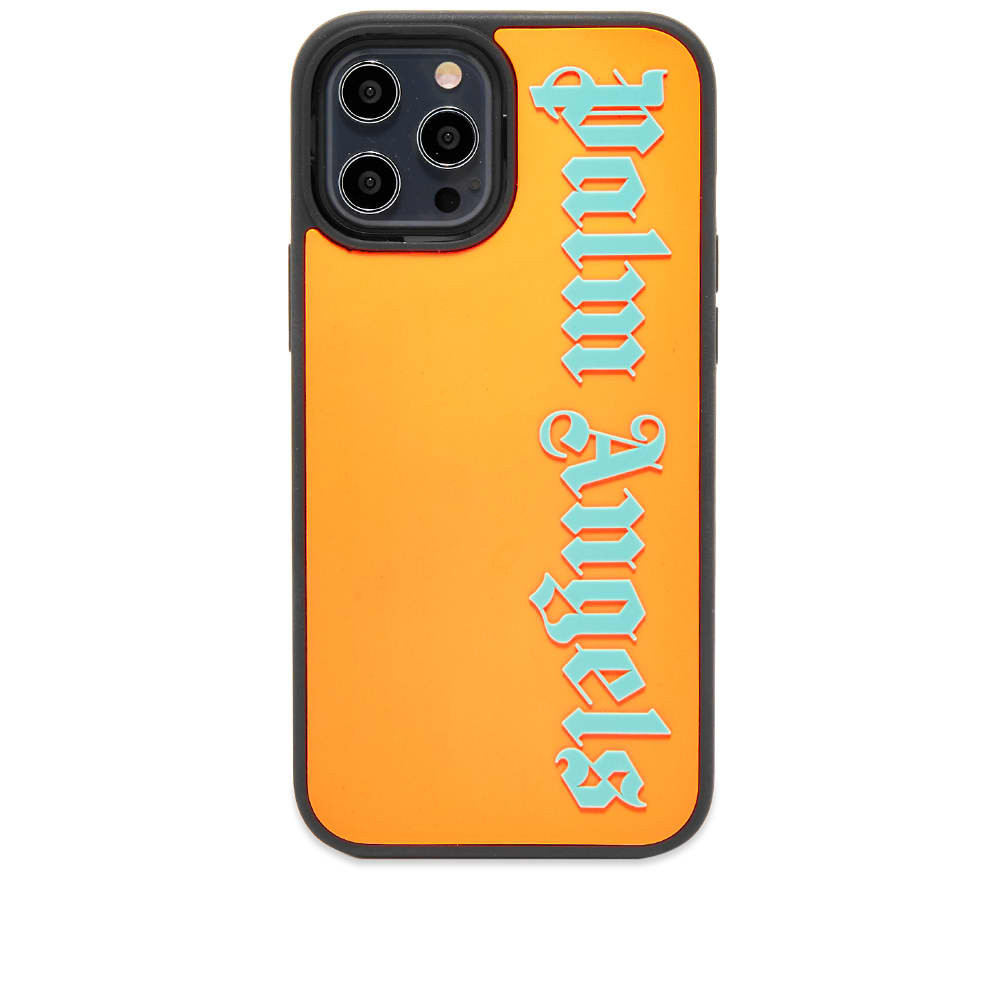Palm Angels Iphone 12 Pro Max Logo Case Orange Fluo 