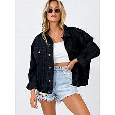 Phoenix Denim Jacket Black 