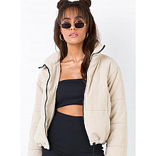 Polly Puffer Beige Jacket 