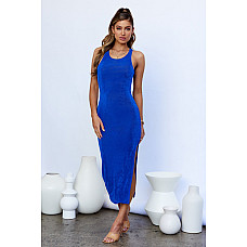 Question Time Maxi Dress Royal Blue 