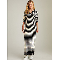 Raya Stripe Polo Dress