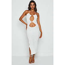 Renata White Cut Out Dress