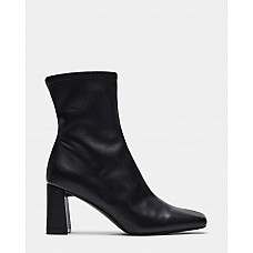 Hush Black Square Boots