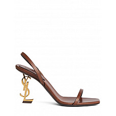 Saint Laurent 85mm Opyum leather sandals