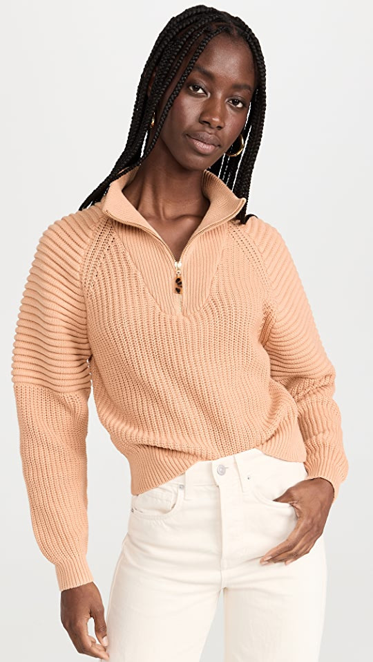 Scotch & Soda Half-Zip Relaxed Fit Pullover  