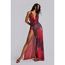 Sedona Red Maxi Dress