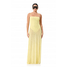 Shea Rhinestone Maxi Dress Buttercup