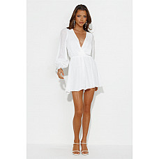 Sleek Days Romper White 