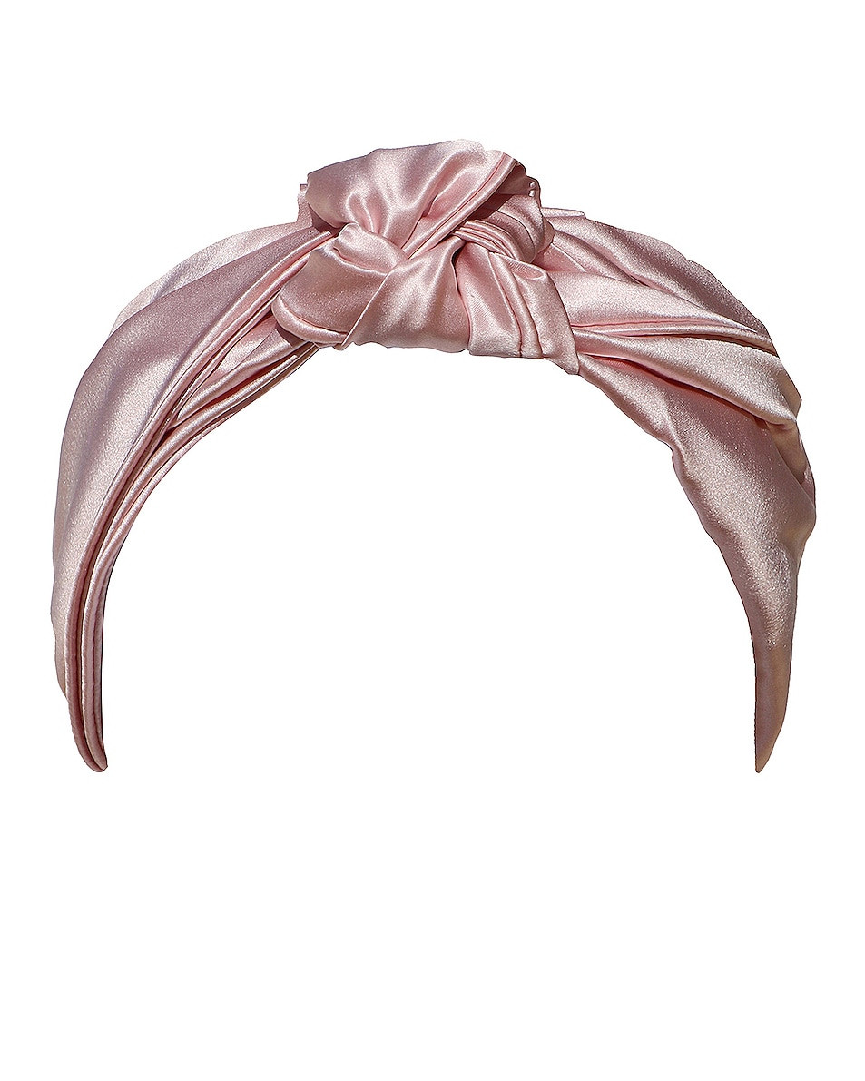 Slip Pure Silk the Knot Headband in Pink