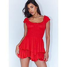 The Love Galore Romper Red 