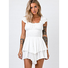 The Love Galore Romper White 