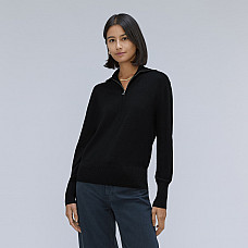 The Luxe Merino Half-Zip Sweater