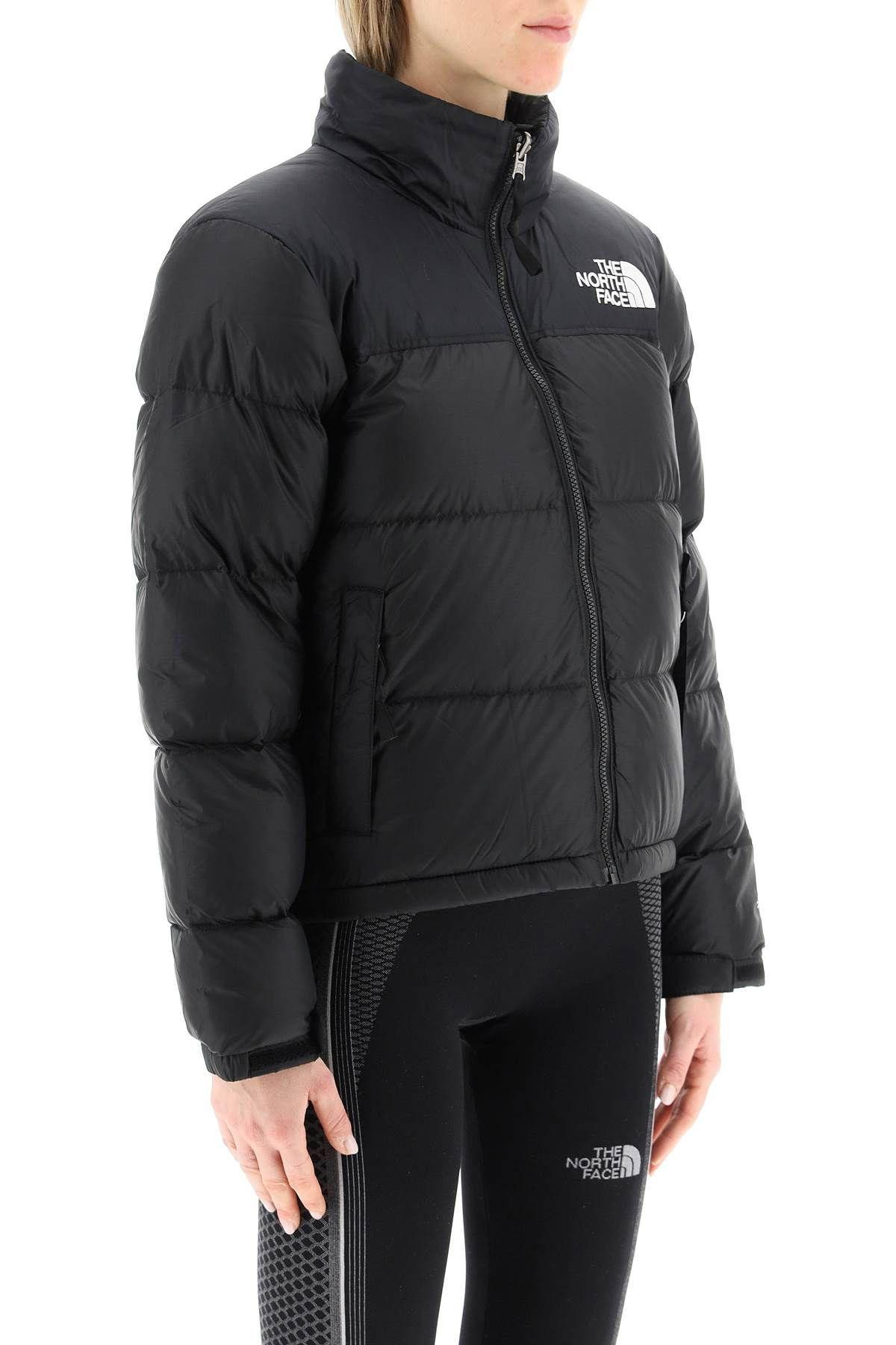 The North Face Nuptse' cropped ripstop nylon down jacket  
