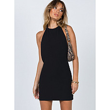 The Ray Black Mini Dress