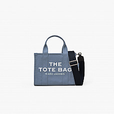 The Small Tote Bag in Blue Shadow