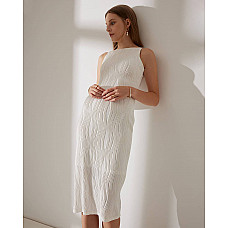 The Water Ripple Textured Cami Dress