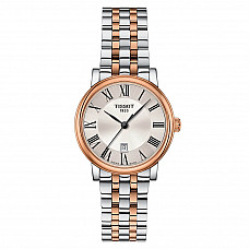 Tissot Carson Premium Lady Rose PVD Silver Dial Watch