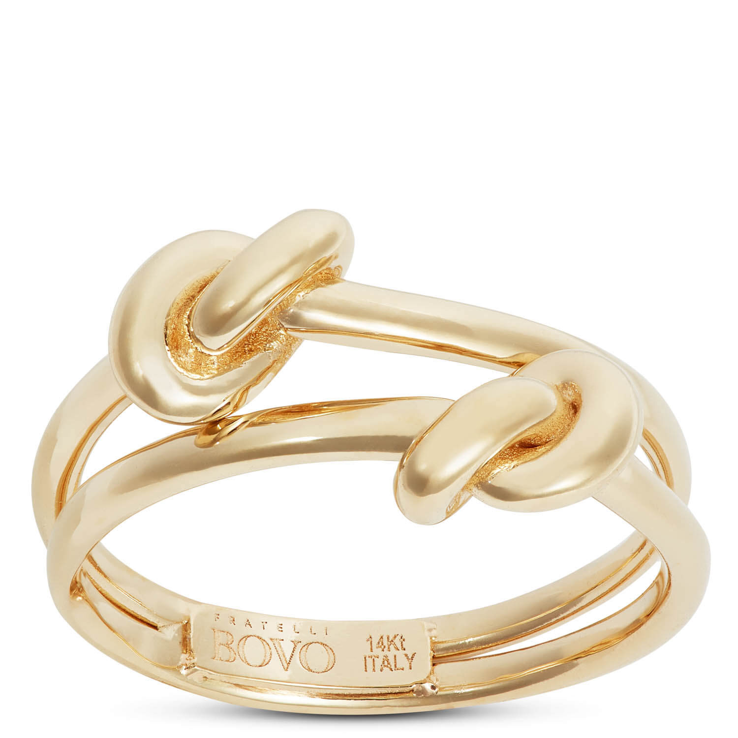 Toscano Double Love Knot Ring 14K