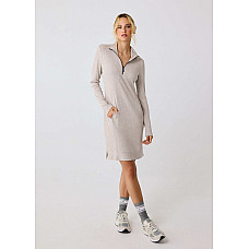 Traverse 1/2 Zip Dress - Abalone Heather