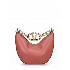 Valentino Garavani Mini Vlogo Moon Leather Top Handle Bag