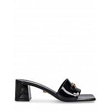 Versace 55mm Patent Leather Mules