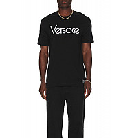 Versace Compact Tribute T-shirt in Black