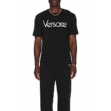 Versace Compact Tribute T-shirt in Black