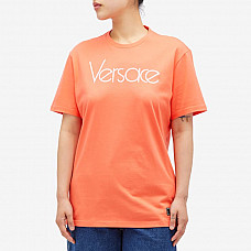 Versace Embroidered Logo T-Shirt