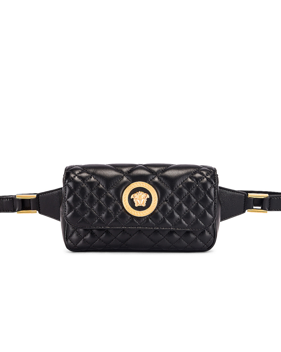 Versace Quilted Tribute Belt Bag