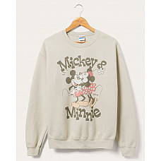 Vintage Mickey & Minnie Flea Market Fleece Pullover