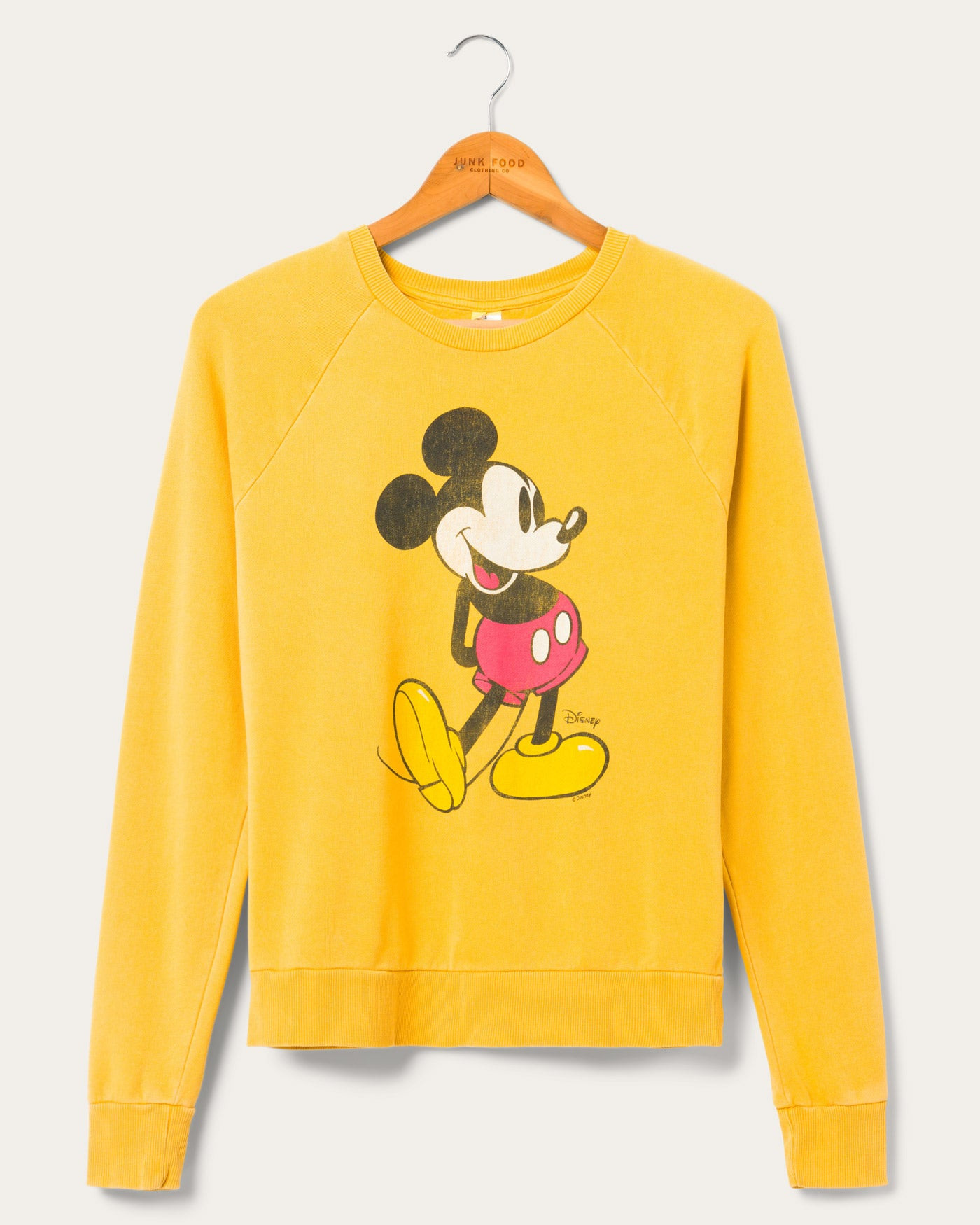 Women's Mickey Mouse Fleece Vintage Raglan Pullover 