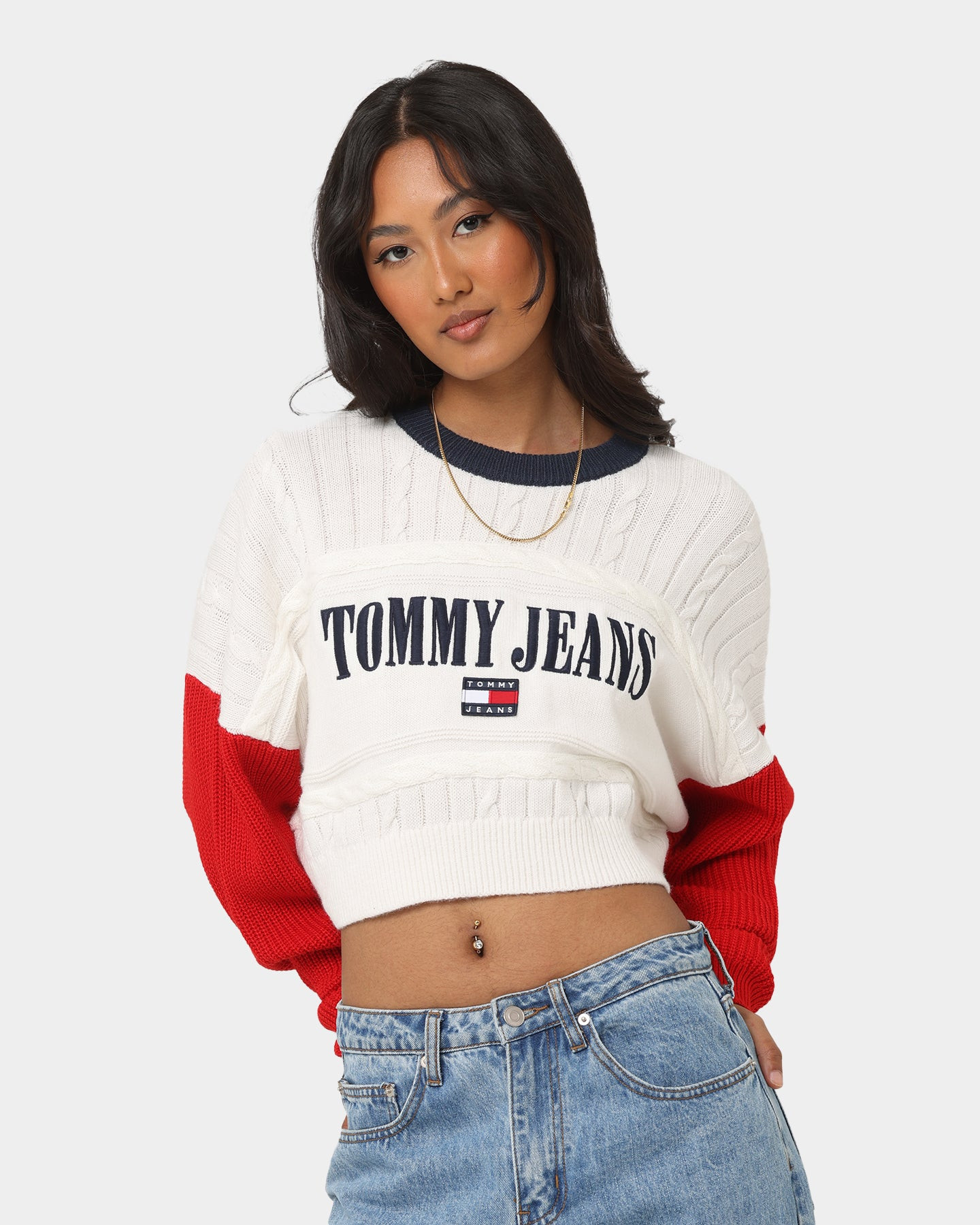 Women's TJW Relaxed Crop Archive Sweater
